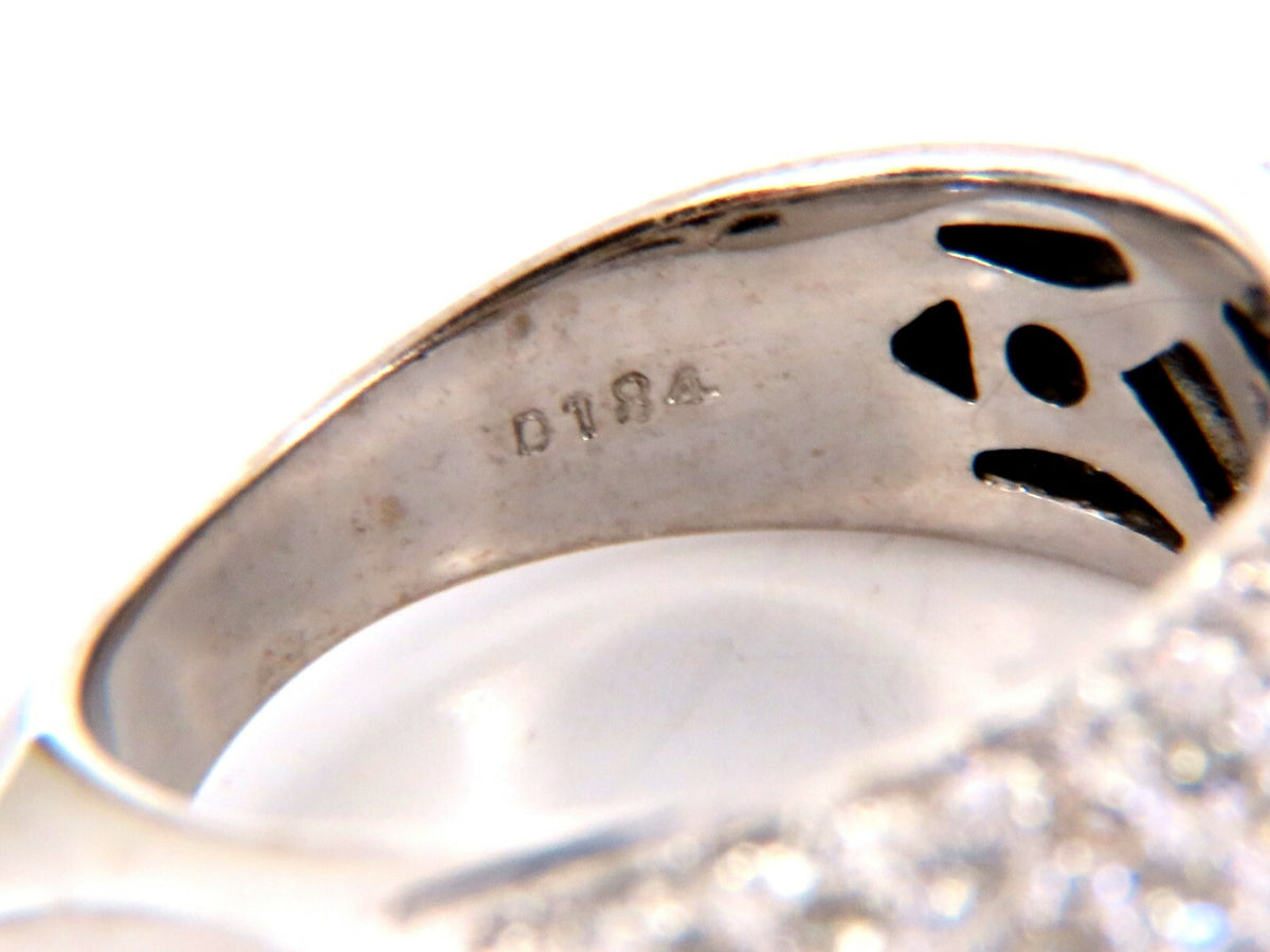 1.84ct natural fancy orange brown Arch dome mod edge deco ring 18kt *v
