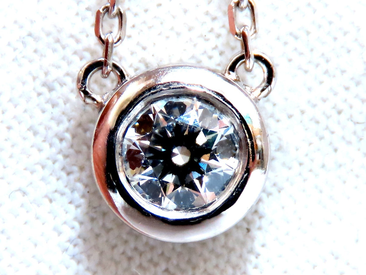 GIA Certified .42ct Diamond Solitaire Necklace G.Vs2 *v