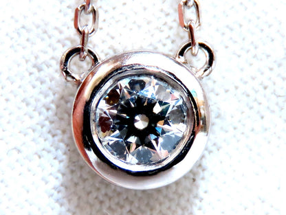 GIA Certified .42ct Diamond Solitaire Necklace G.Vs2 *v