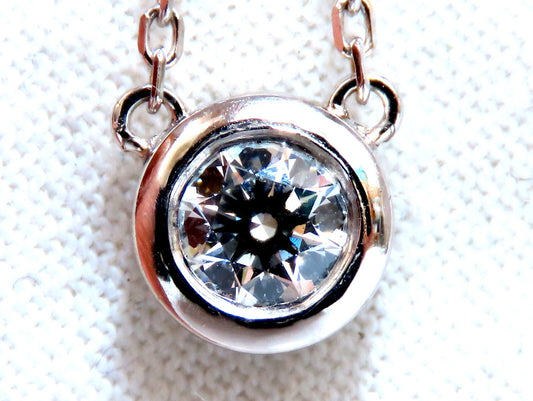 GIA Certified .42ct Diamond Solitaire Necklace G.Vs2 *v
