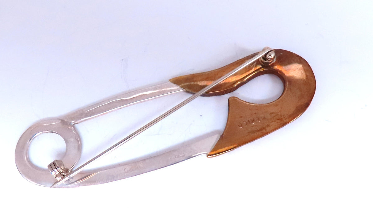 Sterling Silver Jumbo Safety Pin 12555 *v
