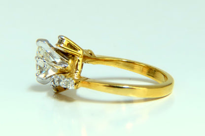 GIA Certified .77ct Marquise Shape natural diamond ring 14 Karat *v