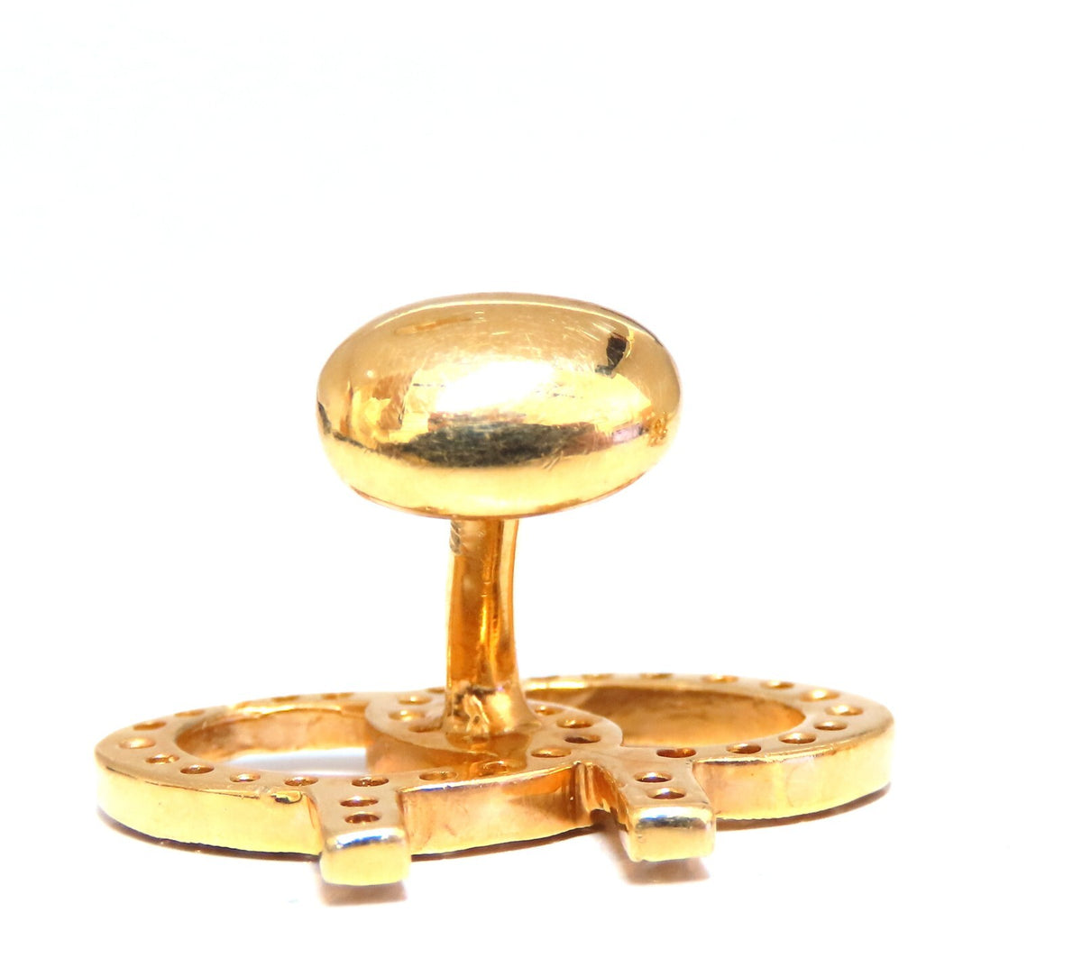 1.10ct doubletree diamond cufflinks 14kt memorabilia *v