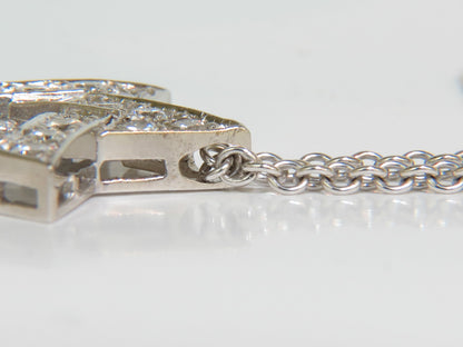 3.01CT ROUND DIAMOND STAR PENDANT BEAD SET 14KT G VS *v
