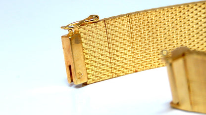 Tiffany & Co Vintage Gold Watch 18kt 6.5 inch *v