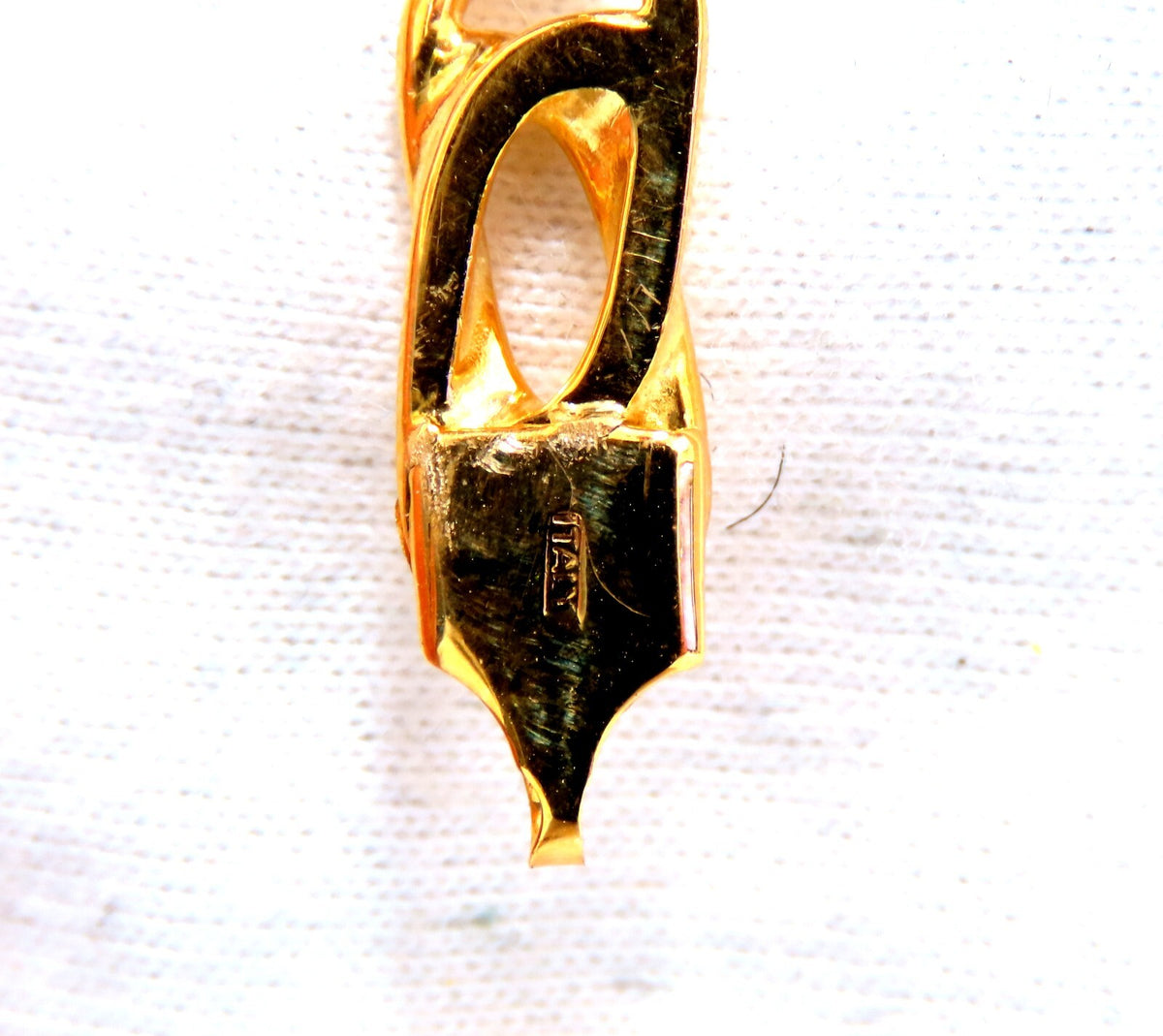 Modified Paper Clip Link Bracelet 14kt Gold 15.6 Grams *v