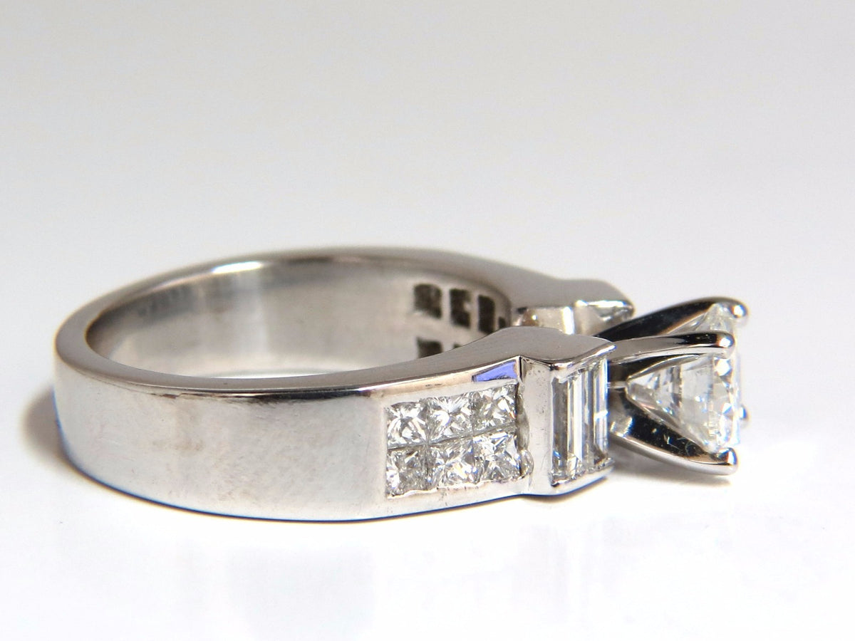 GIA Certified 1.02ct & 1.10ct natural round diamond ring e/vs2 18kt*v