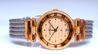 Philippe Charriol Quartz Watch w Date 12395 *v