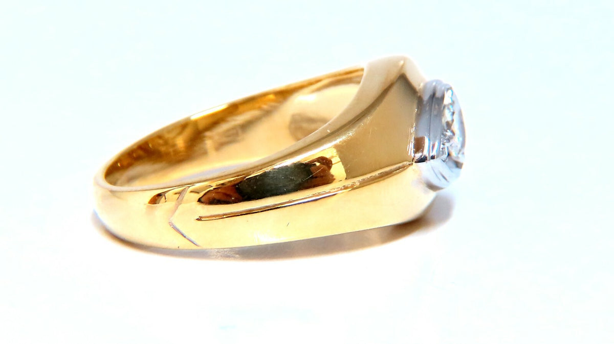 .20ct Natural Round Diamond Ring 14kt Unisex *v