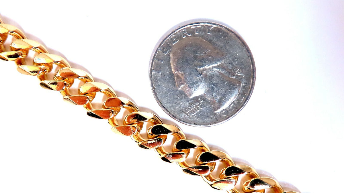 Modified Cuban Link Bracelet 14kt 39 Grams 8 Inch *v