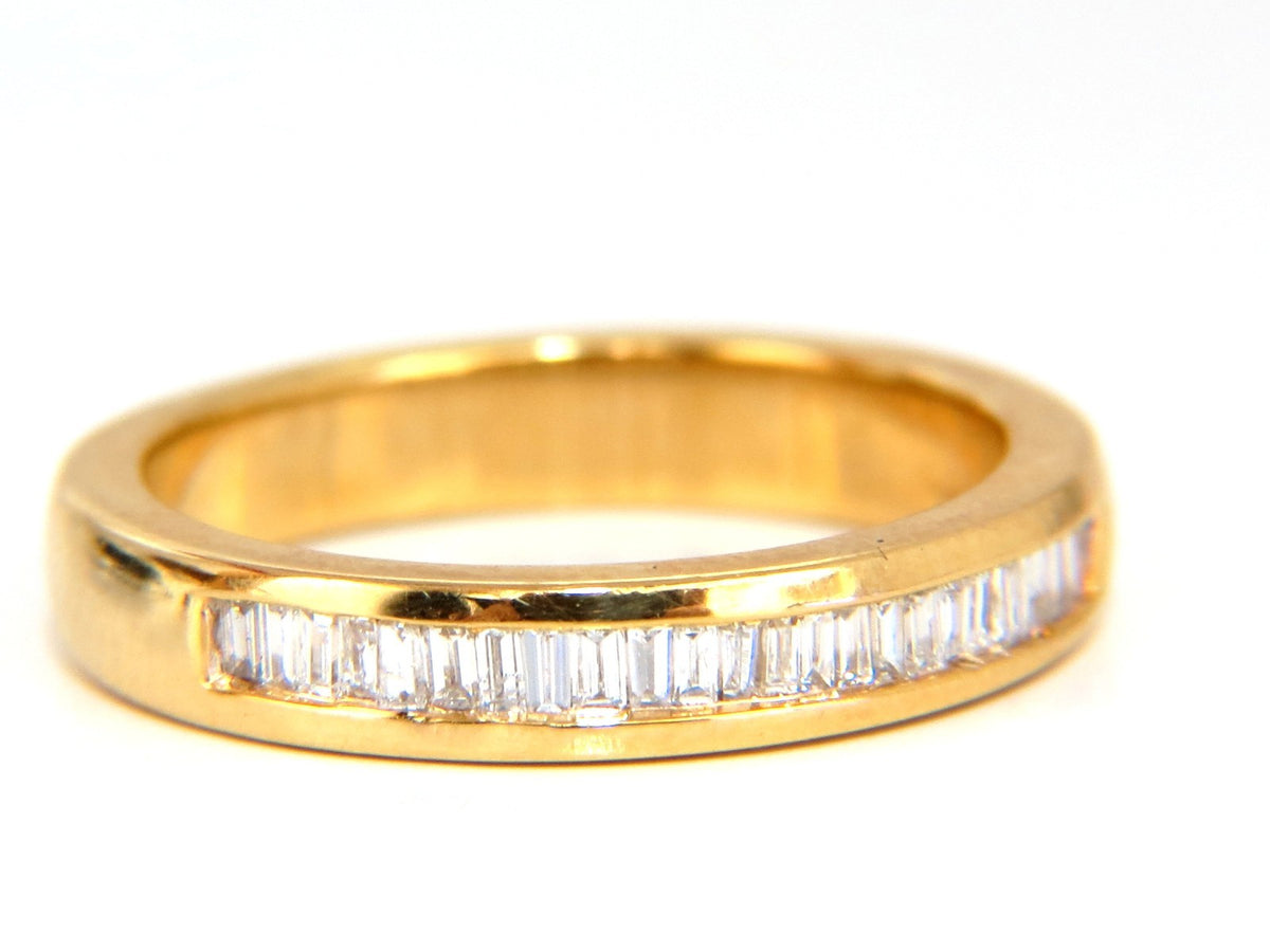 1.00ct Band & Insert Natural Diamonds X Ring 14kt *v
