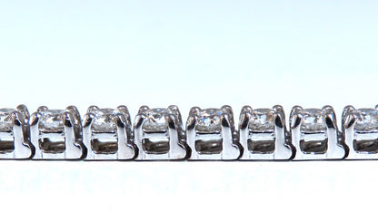 Tennis Bracelet 7.70ct Natural Round Diamonds 14kt gold *v