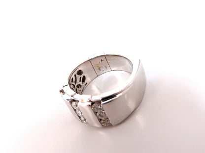 1.05ct Natural Round cut Diamonds mens band 14kt Channel (9) Comfort Fit *v