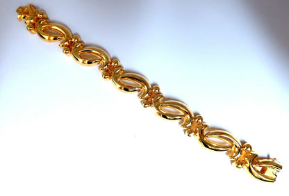 Iconic Link Wide Bracelet 14kt gold *v