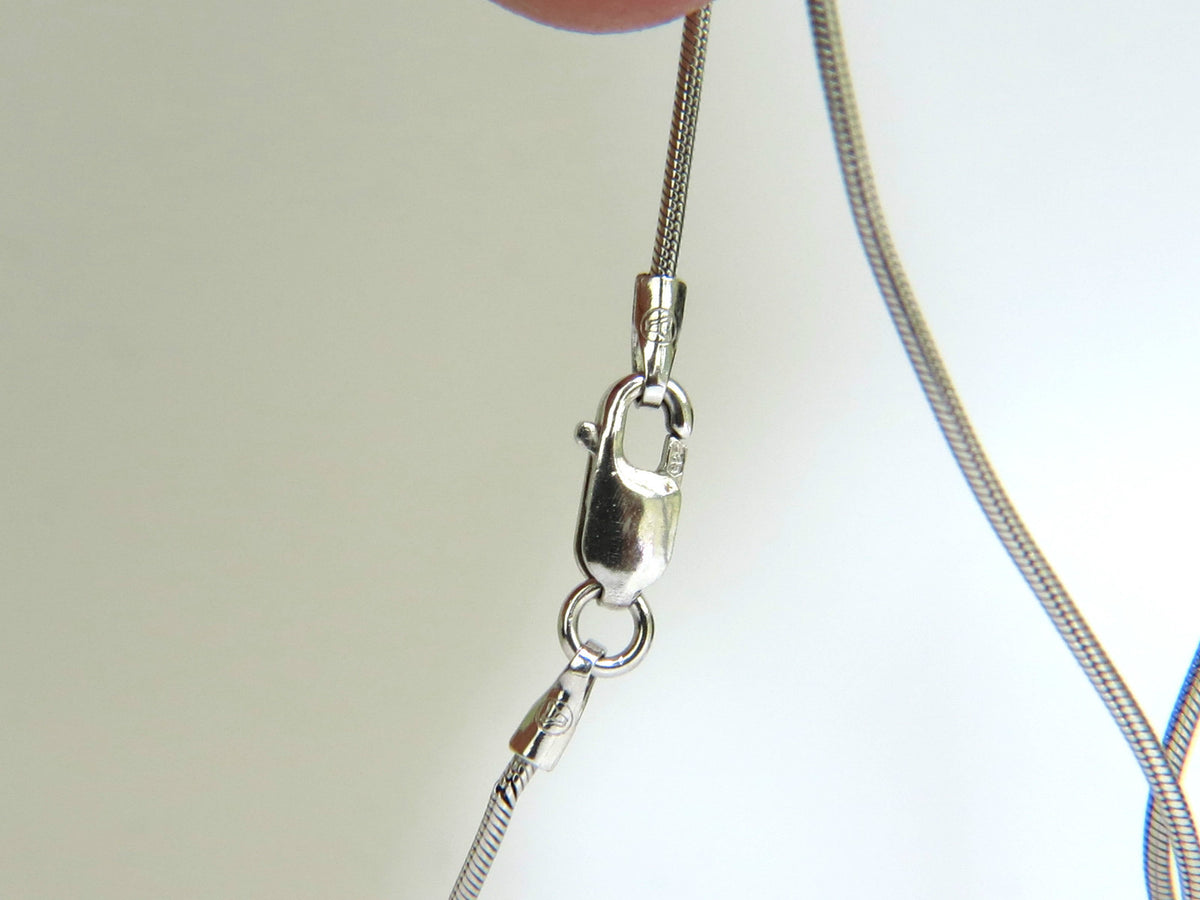 1.10CT DIAMONDS HEART PENDANT 14kt G VS 19'' 20X18MM *v