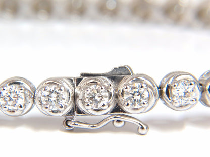 3.50ct natural diamonds tennis bracelet 14kt 7 inch *v