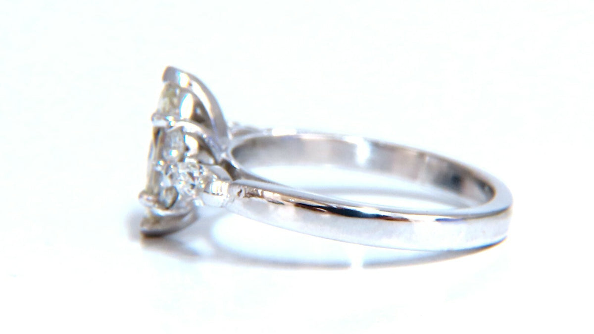 GIA Certified .72ct Natural Marquise Diamond 14kt *v