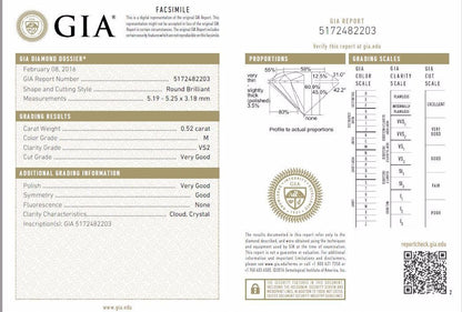GIA Certified 2.01ct natural round diamond ring +band 18kt gold *v