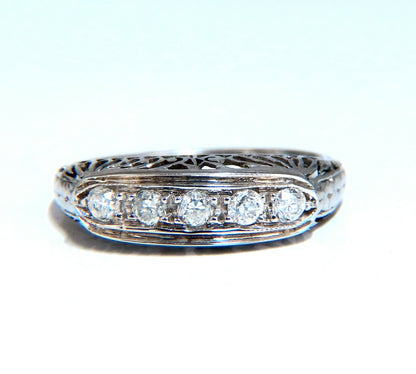 .50ct Natural Diamonds Old Mine Vintage Ring 14kt gold *v
