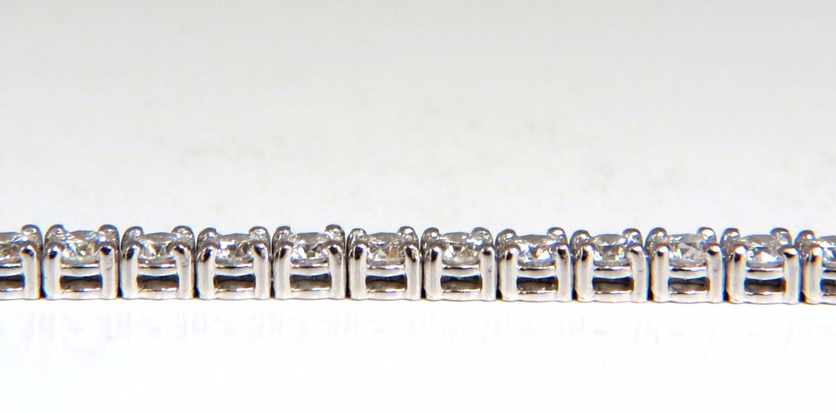5.18ct Natural diamonds Tennis Bracelet 14kt G/Vs 7 inch 54 count *v