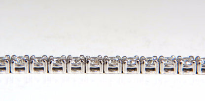 5.18ct Natural diamonds Tennis Bracelet 14kt G/Vs 7 inch 54 count *v