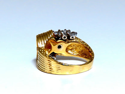 .80ct Natural Round Diamonds Regency Knot Ring 18kt*v