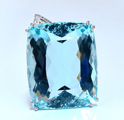 GIA Certified Natural 140.01ct  Aquamarine Diamonds Necklace 18kt & Plat *v