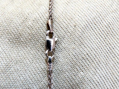 GIA Certified 3.18ct Natural No Heat Blue Sapphire Diamonds Necklace 14kt *v