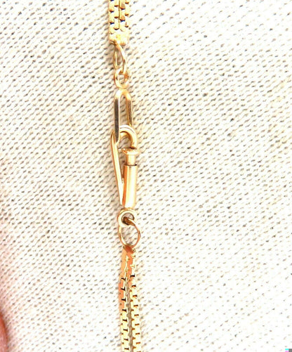 Double Strand CZ yard link bracelet 14kt *v