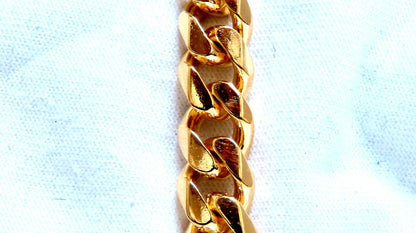 Modified Cuban Link Bracelet 14kt 39 Grams 8 Inch *v