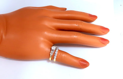GIA Certified .51ct Natural Round Diamond solitaire ring E/I2 +Band 14kt gold *v