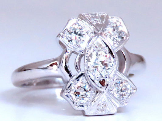 .60ct Natural Diamonds Edwardian Style Cluster Ring 14kt Gold 12423 *v