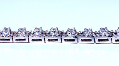 Tennis Bracelet 1.75ct Natural Round Diamonds 14kt Gold Three Row