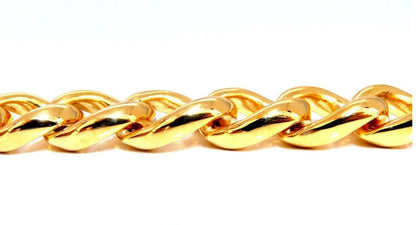 Modified Cuban Link Bracelet 14kt 63 Grams Ref 12344**
