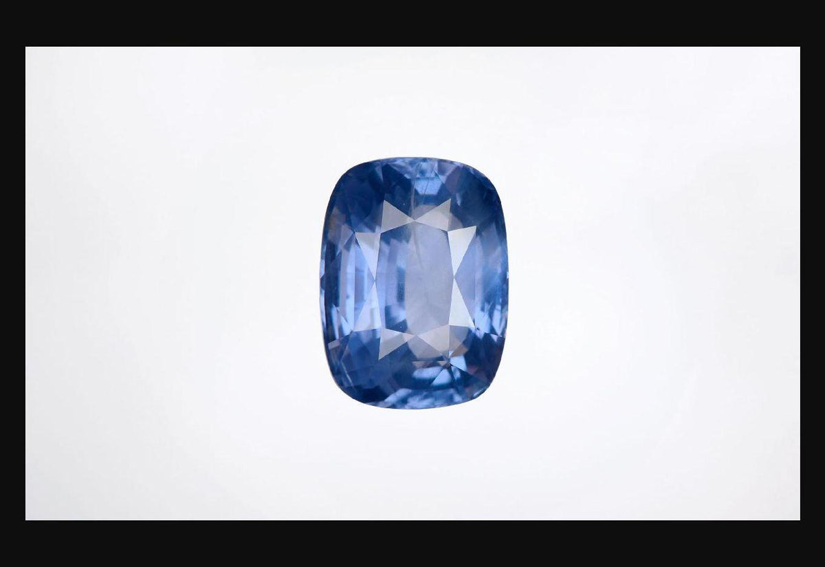 GIA Certified Natural 8.05ct Burma No Heat Sapphire Ring 18kt 95548
