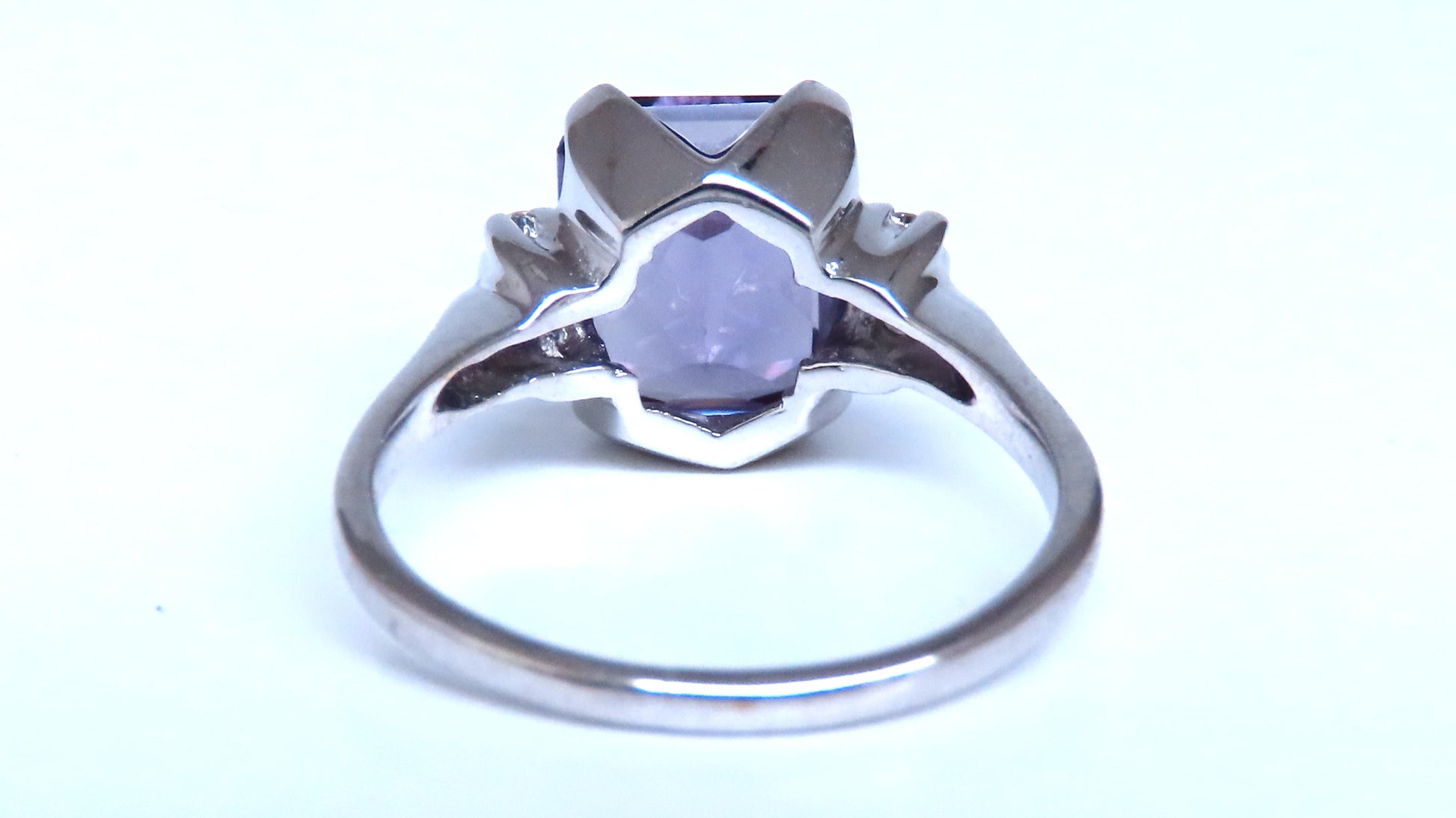 4ct Lab Alexanderite Diamonds Ring 10kt Gold 16511