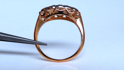 .04ct Restored European Vintage Ring 14kt Gold 41147