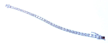 9.50ct Lab Created Diamond Classic Tennis Riviera Bracelet 14kt Gold 49447 *v