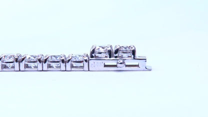 9.50ct Lab Created Diamond Classic Tennis Riviera Bracelet 14kt Gold 49447 *v