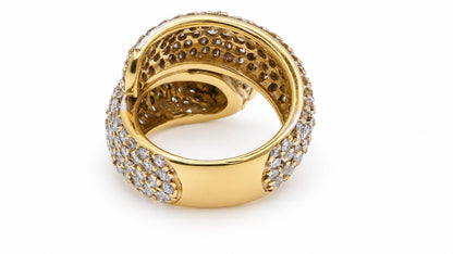 Classic Panther 6ct Natural Diamonds Statement Ring 18kt 95557