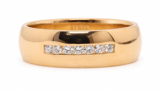 Mens .20ct Natural Round Diamonds Channel Row Band 14kt Gold Durable 95569