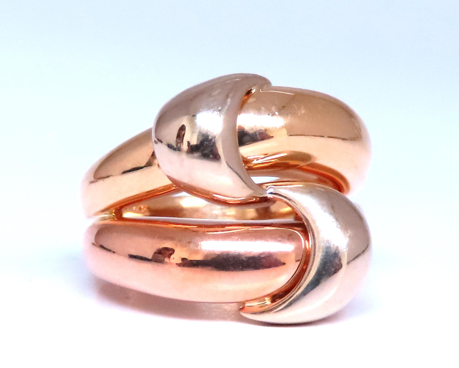 Mod Wrap Love Crest Ring 18kt Gold 12543 *v
