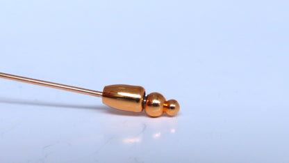 8mm Freshwater Pearl Hat And Hair Pin 14kt Gold 12563