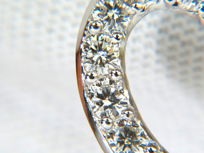 2.50CT SMOOTH EDGED BRILLIANT DIAMONDS HEART PENDANT & CHAIN F/VS 14KT *v