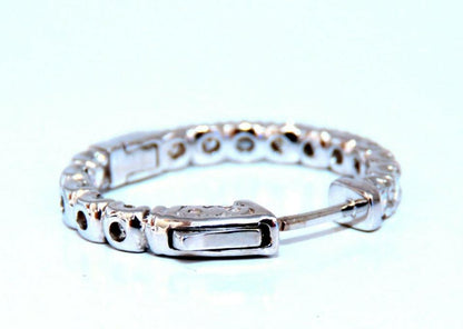 2.60ct Natural Round Diamond Hoop Earrings 14kt gold 40147**