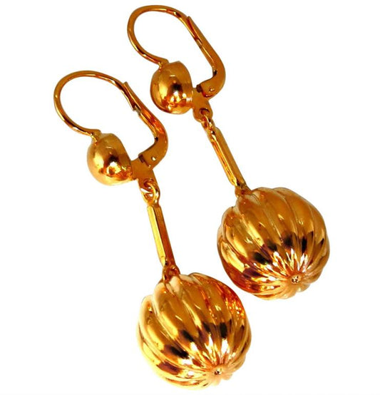 18 Karat Watermelon Dangle Earrings 14447**