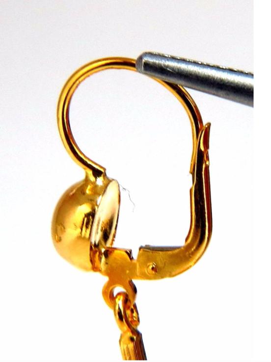 18 Karat Watermelon Dangle Earrings 14447**