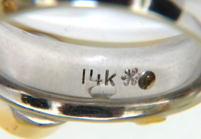 .90ct Natural Fancy Orange Brown Diamond Ring 14 Karat Solid 44717**