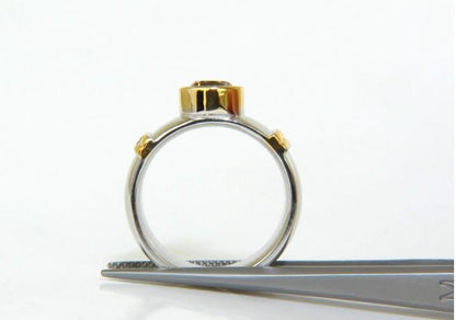 .90ct Natural Fancy Orange Brown Diamond Ring 14 Karat Solid 44717**