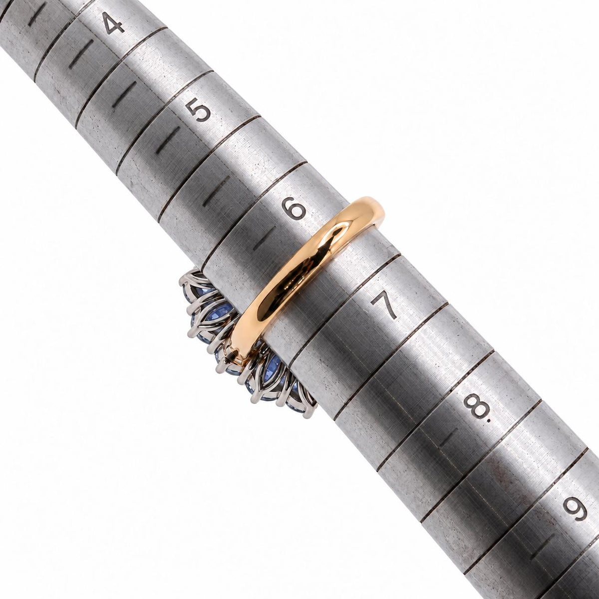 GIA Certified Natural 8.05ct Burma No Heat Sapphire Ring 18kt 95548